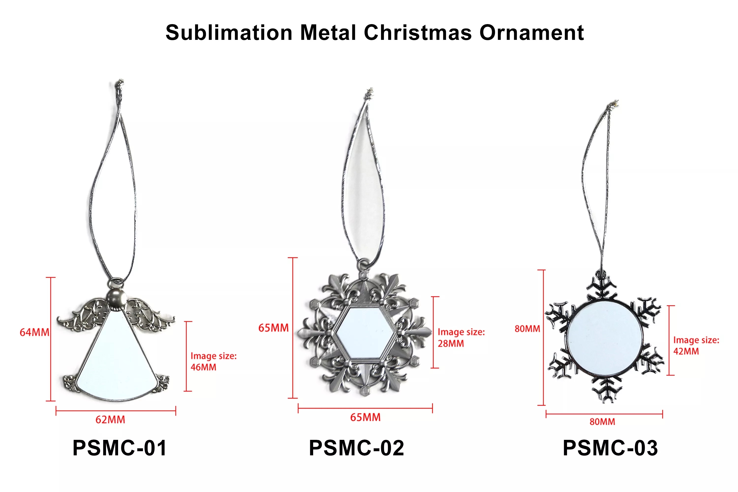 Christmas metal ornament snowflake (5)