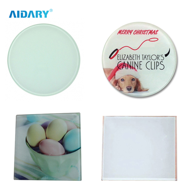 Sublimation Blank Tempered Glass Coasters