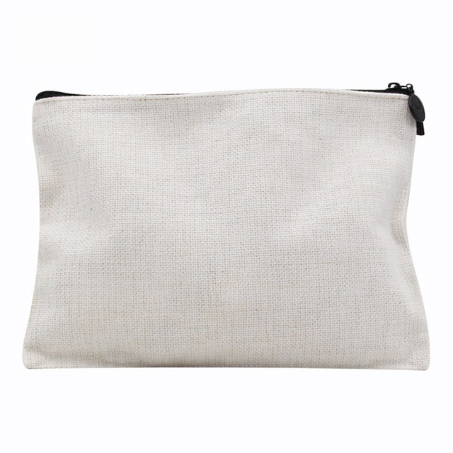 Sublimation Linen Cosmetic Bag
