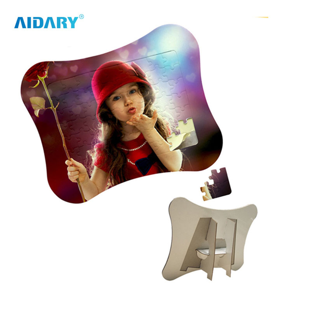 Sublimtaion Rectangle Shape 63small Piece Puzzle Photo Frame
