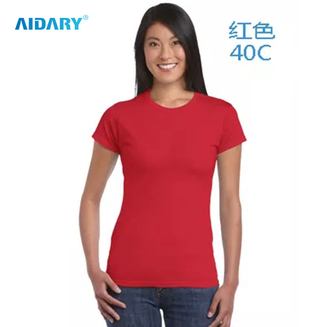 AIDARY Personallized 100% Ring Spun Cotton Women T-shirt