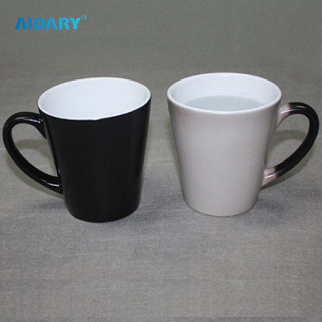 AIDARY Sublimation 12/17oz Cone Shape Color Changed Mug