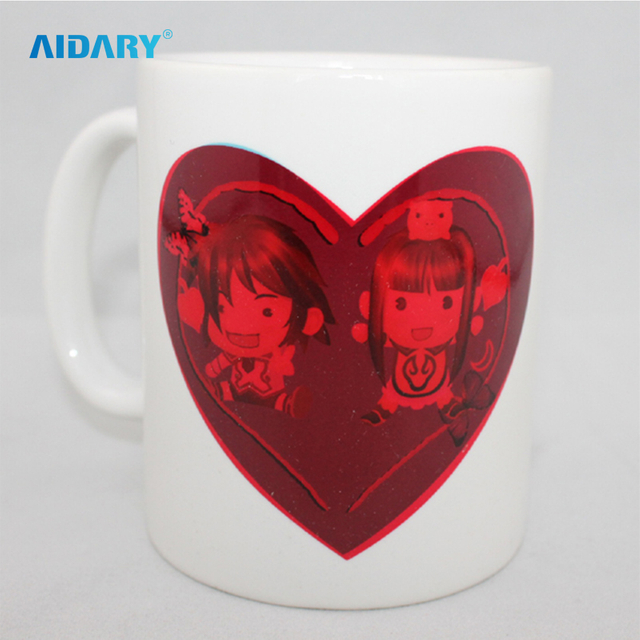 AIDARY Some Parts Colour Changed Sublimation Ceramic Mug