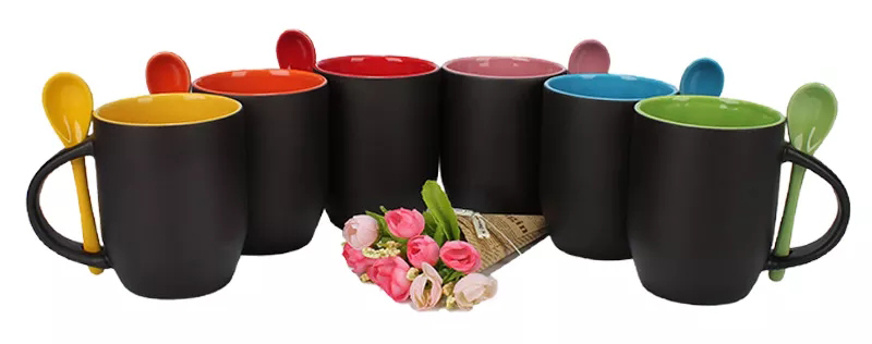 color change mug with spoon