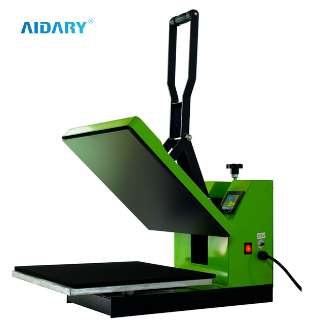 AIDARY High Pressure LCD Controller Amazon Popular Design Best Quality Sublimation Tshirt Transfer Machine
