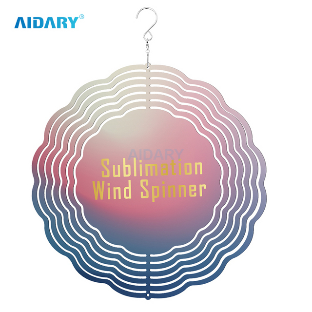 Sublimation Wind Spiral Spinner For Home