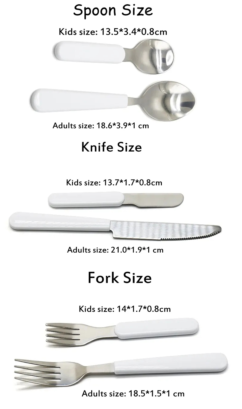 plastic spoon,fork,kinfe size