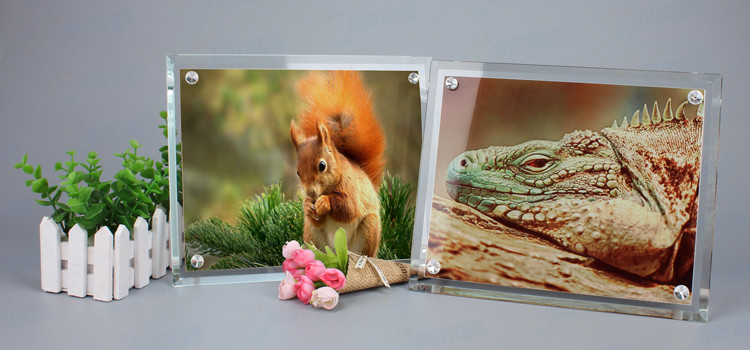 Bevel crystal photo frame (four holes) BL13 (9)