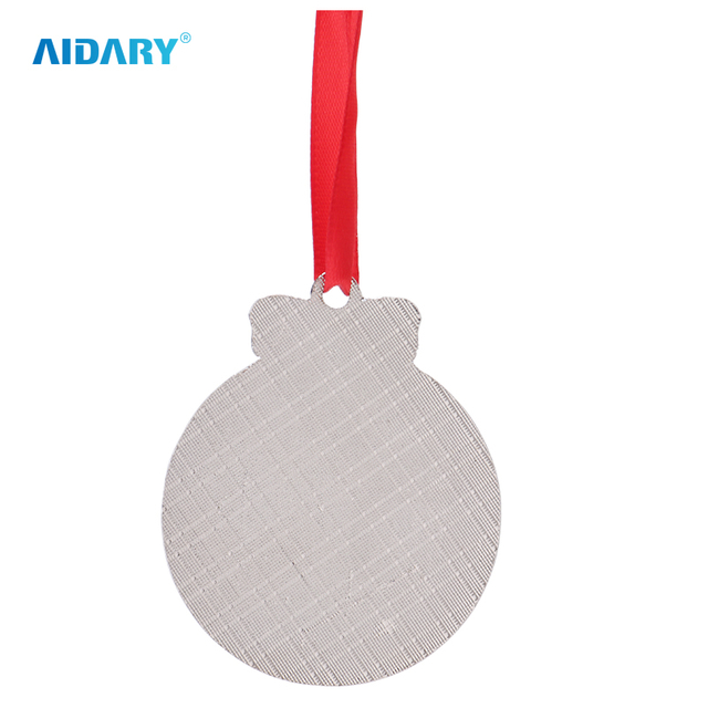 AIDARY Christmas Metal Ornament Sublimation Transfer - Bow