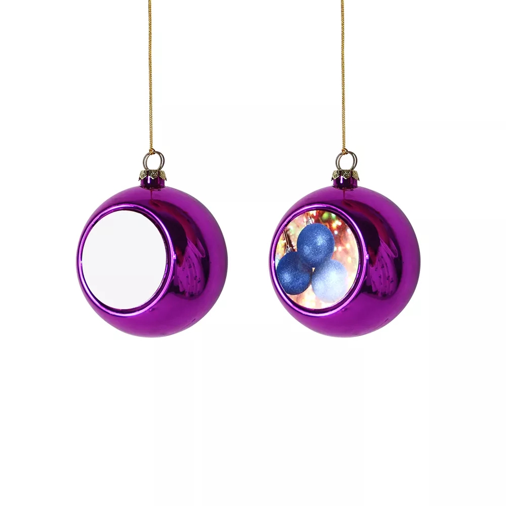 Christmas ball purple