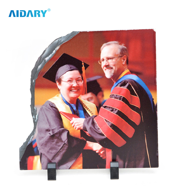 Sublimation Blank Left Open 30 X 30cm Slate Rock Stone Photo Frame