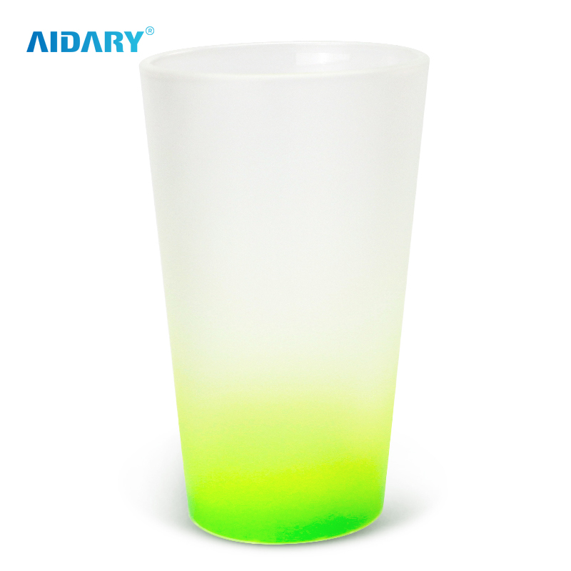 AIDARY Sublimation 500ml Gradient Glass Bottle