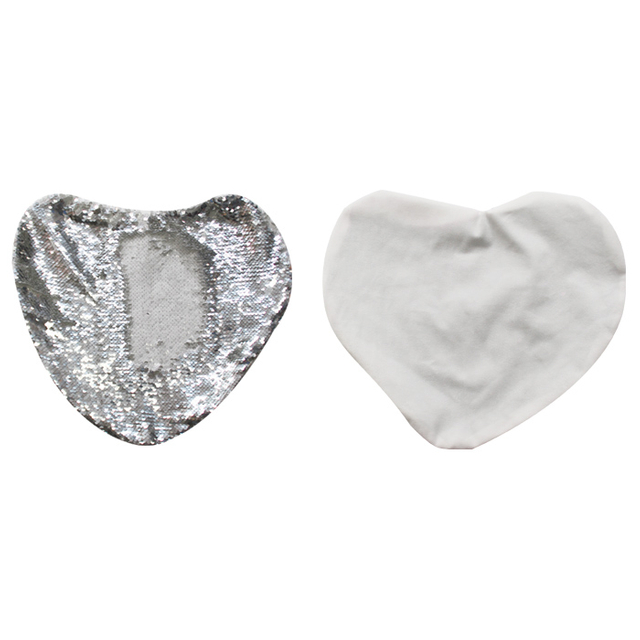 Sublimation Heart Sequins Pillowcase