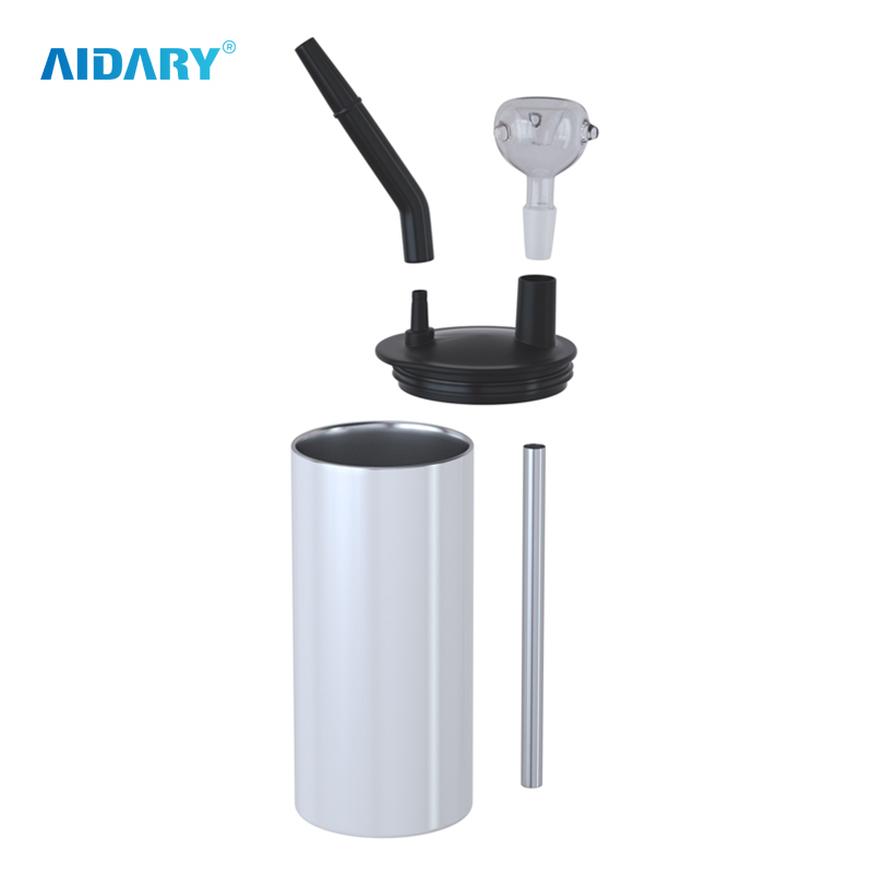 Stainless Steel Smoke Lid Straight Tumbler