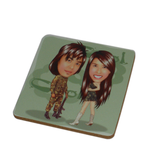 Sublimation Square Soft Wood Mug Pad