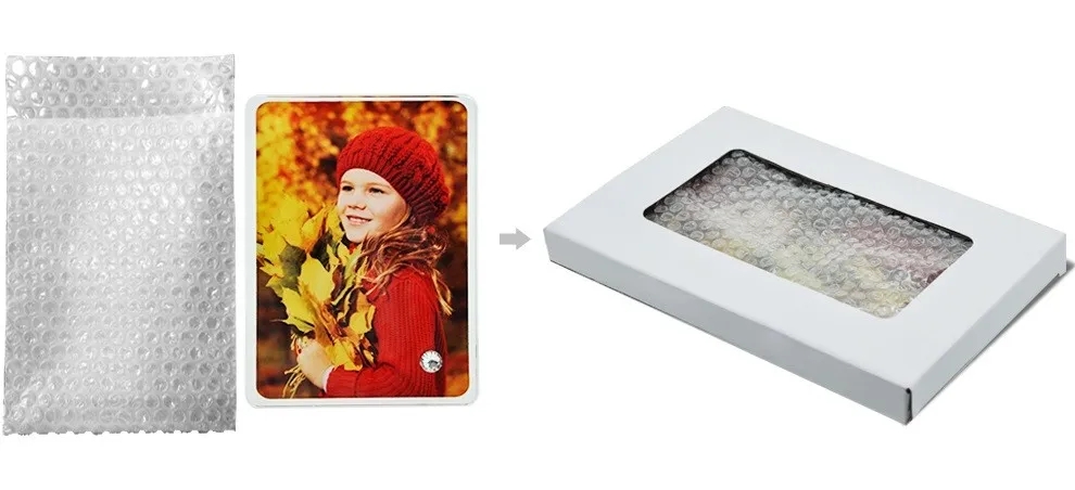 8 inch Bevel crystal frame BL05 (1)