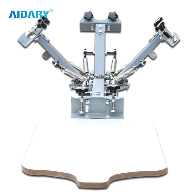 4 Color 2 Station Rotary Screen Printing Press