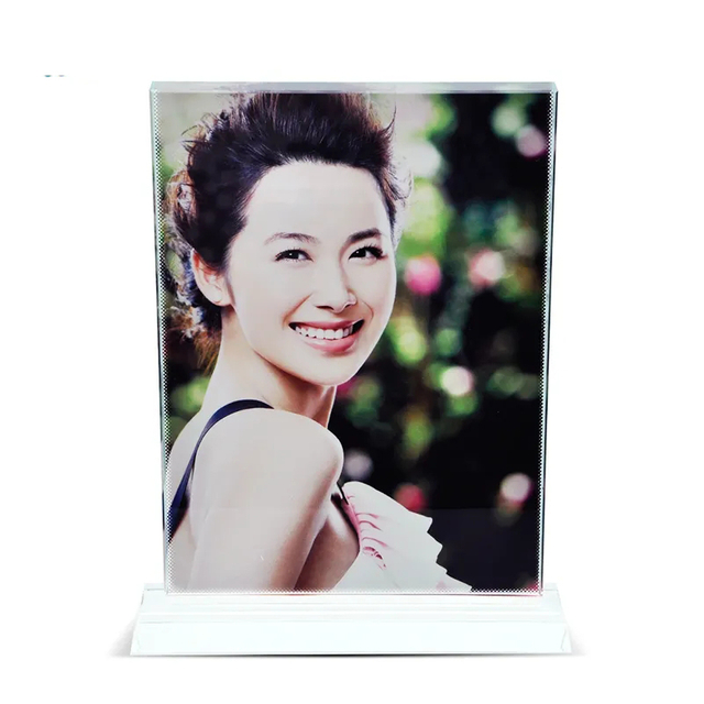 Custom Photo Sublimation Coated Crystal Frame for Decoration BSJ-02