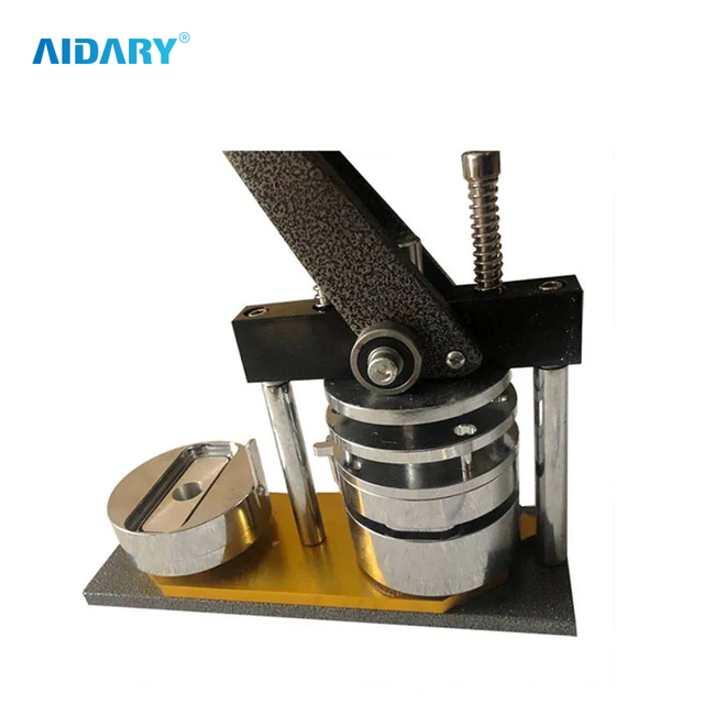  70*25mm Rectangle Badge Pin Making Machine