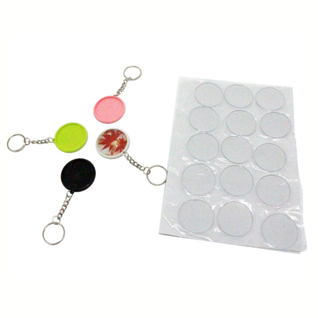 AIDARY 58mm Plastic Back Shell Key Chain Plain Badge Pin