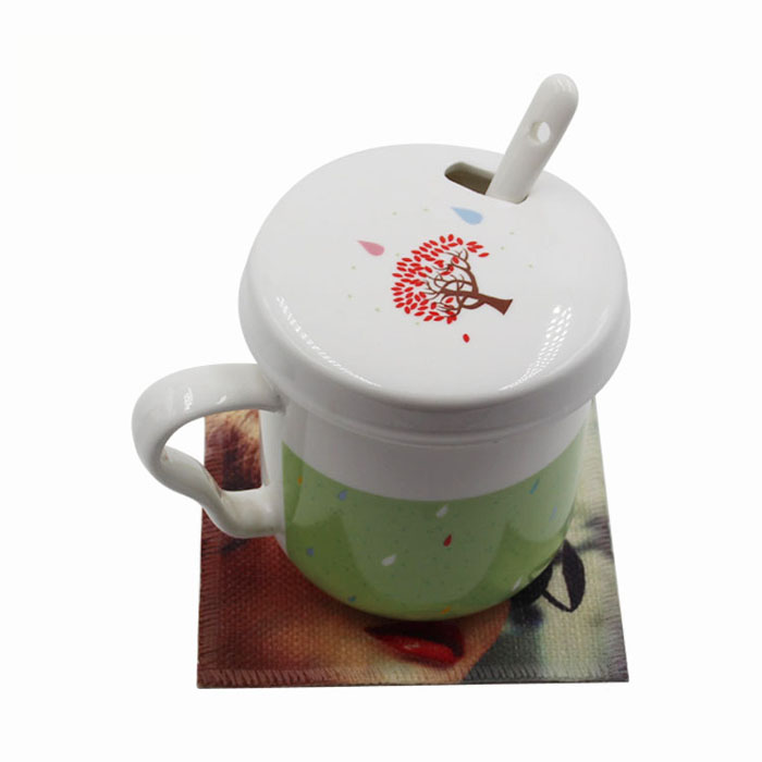 Double Layer Sublimation Linen Cup Pad