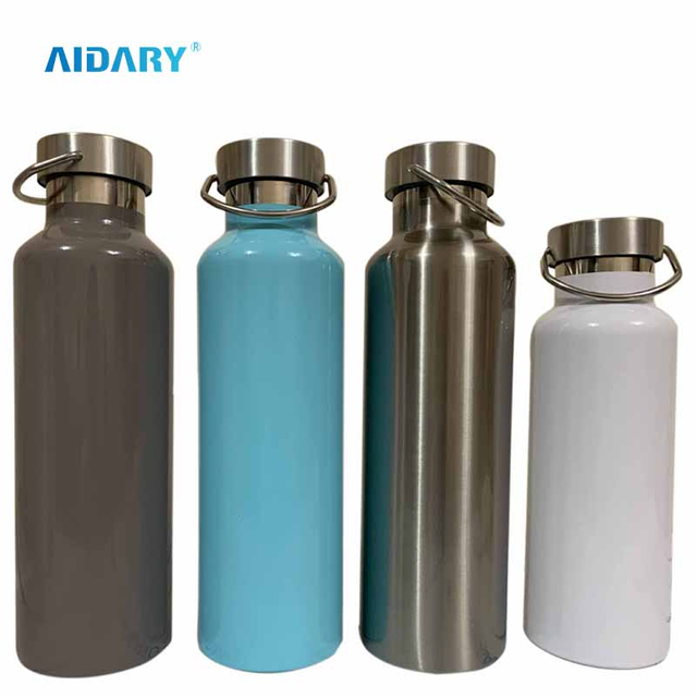 AIDARY Bamboo Steel Cover Single Layer Sublimation Sports Bottle