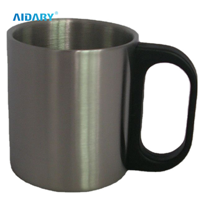 AIDARY Sublimation Plastic Handle Stainless Steel Mug