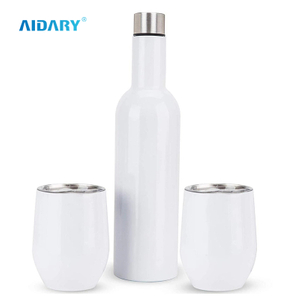 AIDARY Sublimation Stainless Steel Red Wine Bottle