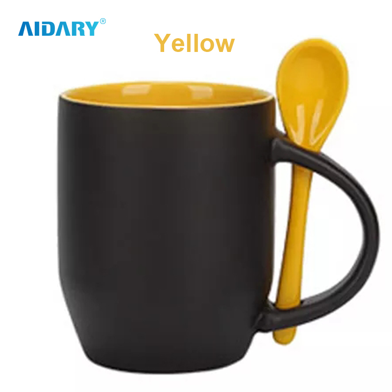 Inner Color Change Mug With Spoon