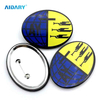  57*45mm Oval Badge Button Pin