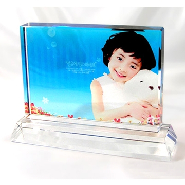 Horizontal T Folding Screen Sublimation Crystal Photo Frame