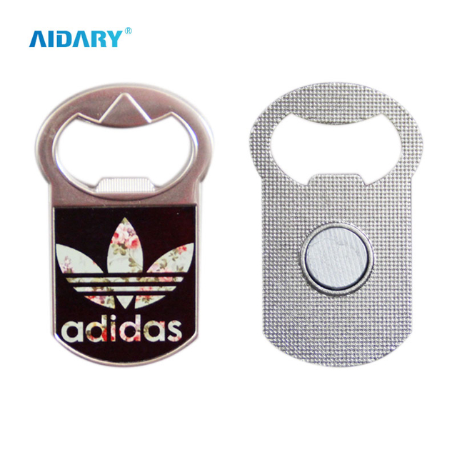 AIDARY Sublimation Metal Refrigerator Stick-Bottle Opener Square