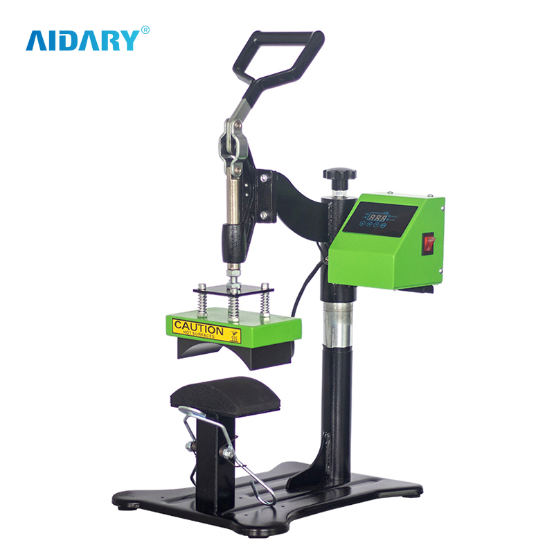 AIDARY 360° Rotary Aluminium Cap Heater High Quality Sublimation Cap Logo Printing Machine CP815B
