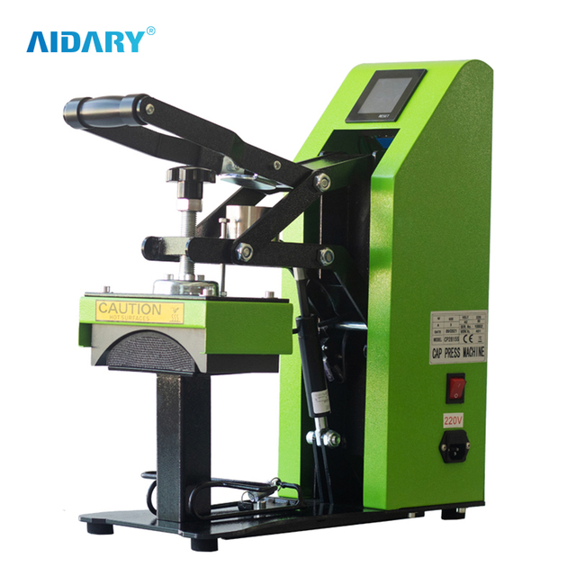 AIDARY China Supplier Auto Open Function Aluminium Cap Heater Cap Printing Machine Sublimation CP2815S for Sales