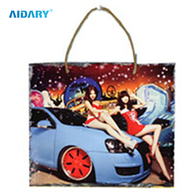 Heat Transfer Printing Hanging Square Frame Photo Rock