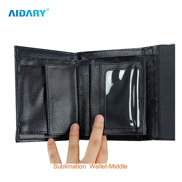 AIDARY Long Type Sublimation Wallets Pu Materials