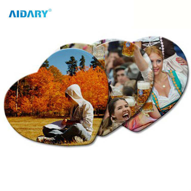 AIDARY Sublimation 4"heart Procelain Ornament