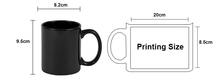 color change glass mug size