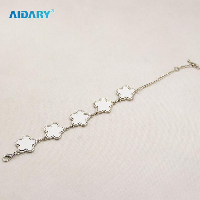Bracelet for Sublimation Flower Shape