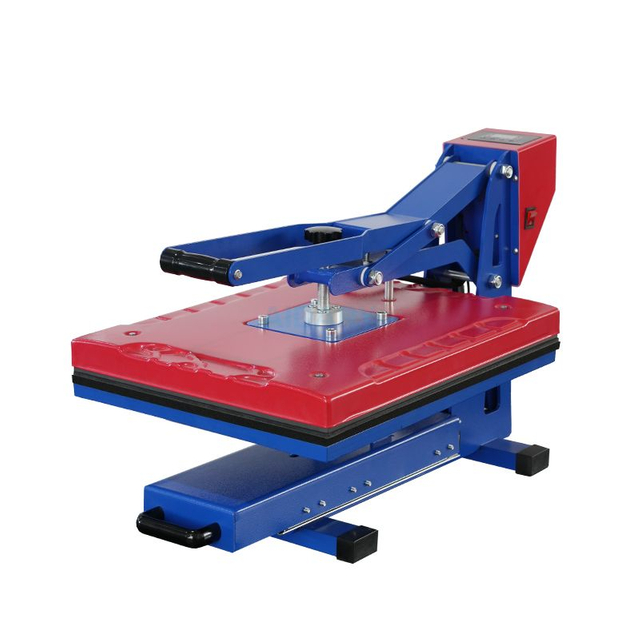 Vertical Heat Platen Slide-out Design T-shirt Threadable T-shirt Sublimation Printing Machine