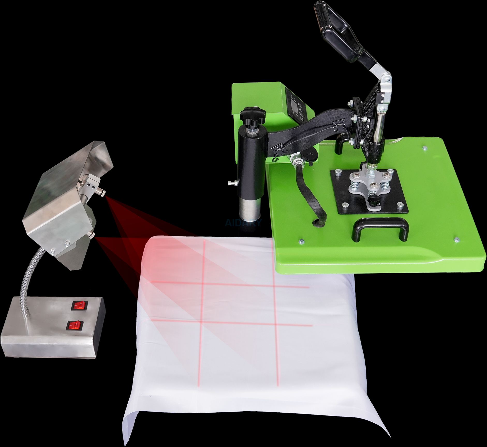 AIDARY Laser Positioning for All Kinds of Heat Press
