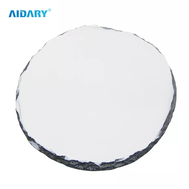 Sublimation Rock Slate Round Mug Mat