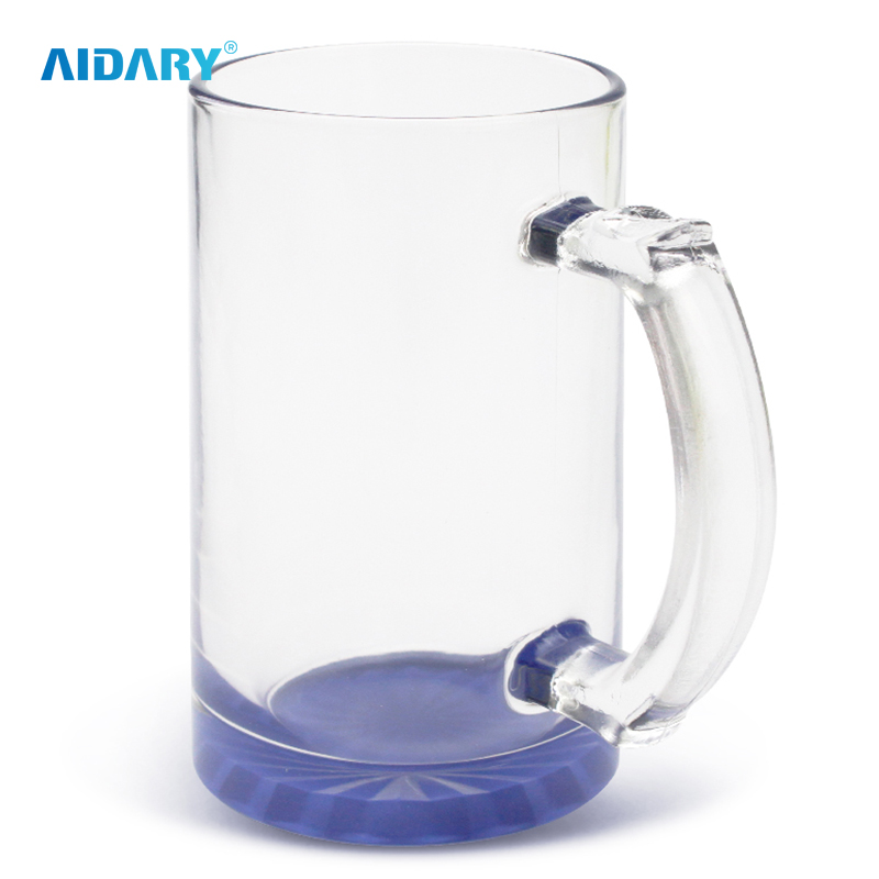 Transparant 16oz Gradient Glass Mug
