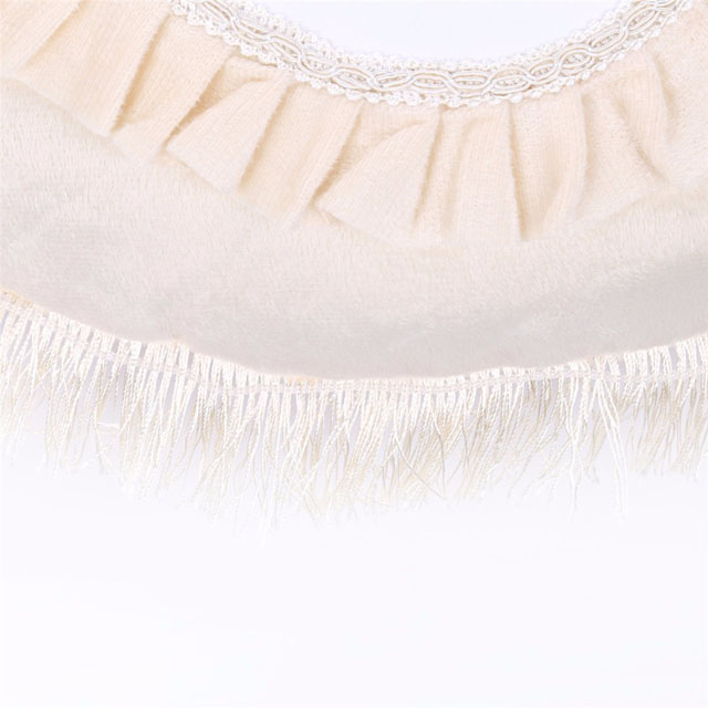 Sublimation European Style Beige Heart Shape Pillowcase