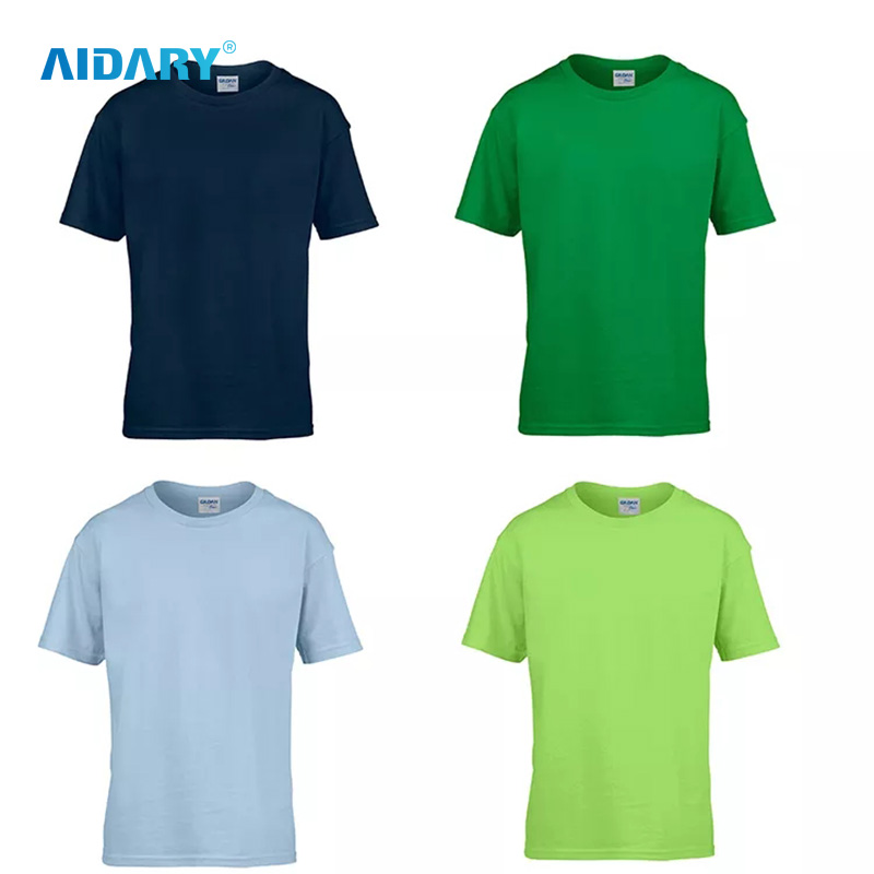 AIDARY Custom Logo 100% Ring Spun Cotton Child Tshirt