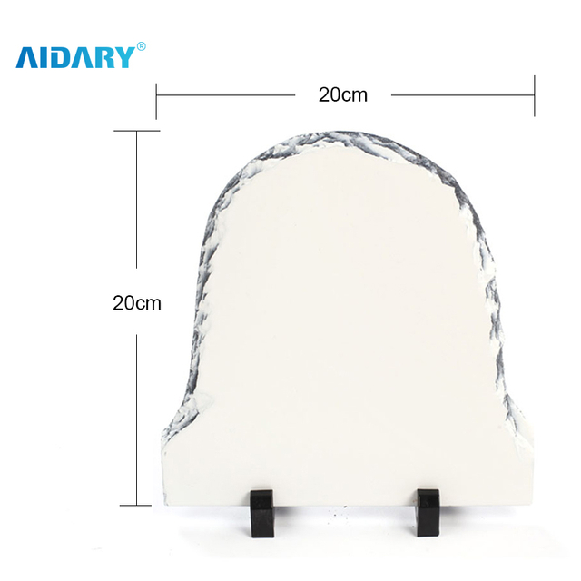 Sublimation Glossy Surface Small Semi-circle Rock Photo