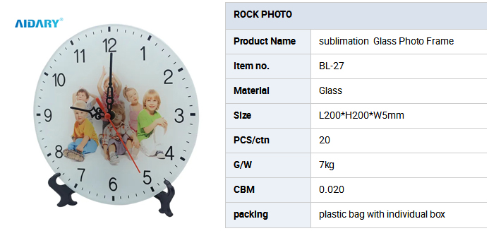 Round glass clock BL27 (4)