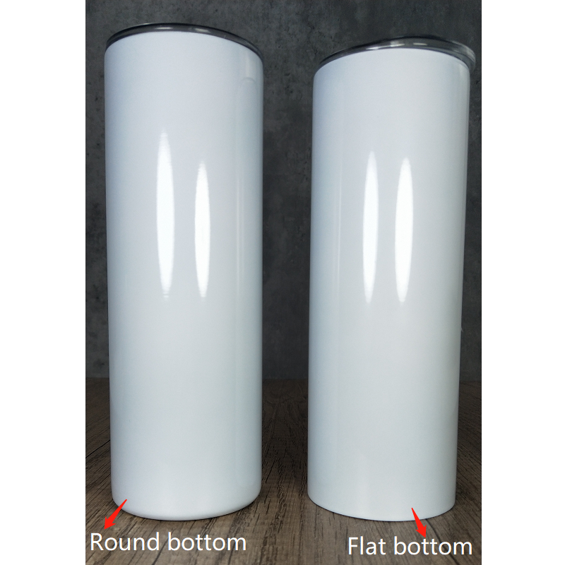 Flat bottom 20oz tumblers (5)