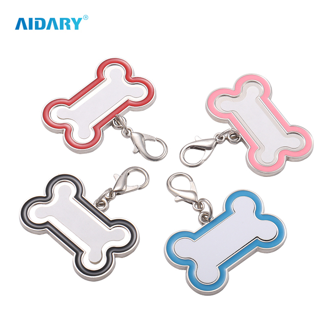 Red Bone Dog Tag Sublimation