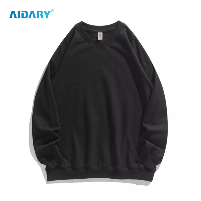 AIDARY Unisex Cotton Polyester Blend Dropshoulder Hoodie